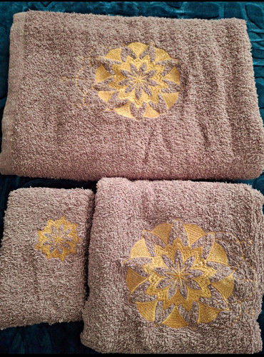 Piece 100 cotton towel set - cotton,