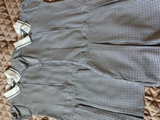 2 M&S Navy Gingham School