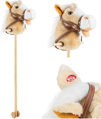 Kids wooden hobby horse - wooden, toy