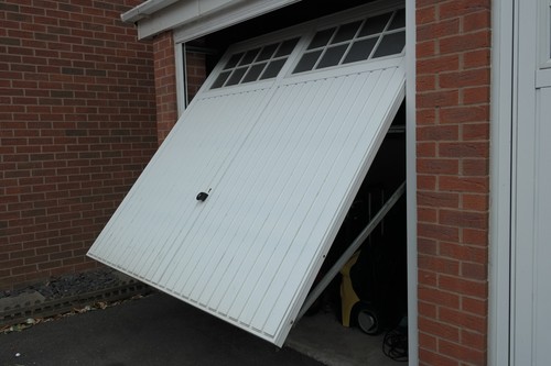 And over garage door - and,
