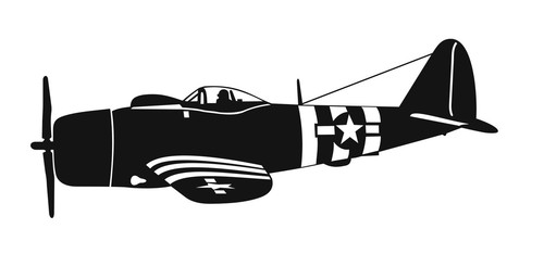 P47 thunderbolt sticker - p47,