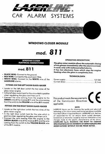 Laserline alarm and
