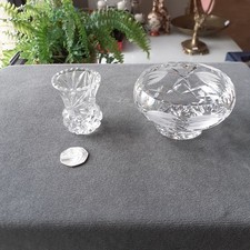Vintage Cut Glass Posy Vase