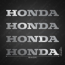 4 HONDA Stickers 10 cm Glossy