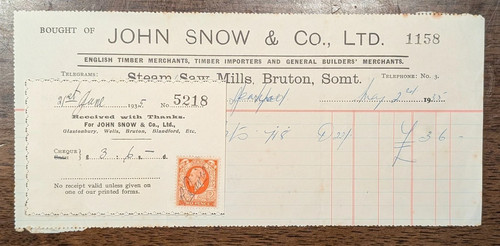 1935 john snow ltd - snow, &