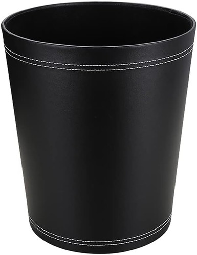 Classic leather waste bin - ™,
