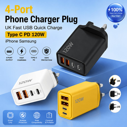 Port phone charger plug uk - charger,