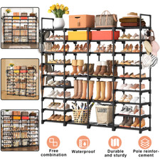 8/9 Tier Iron Shoe Rack Heavy