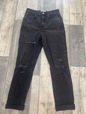 lovely girls new look 915 tori faded black jeans 14 years W28 L27 turn ups