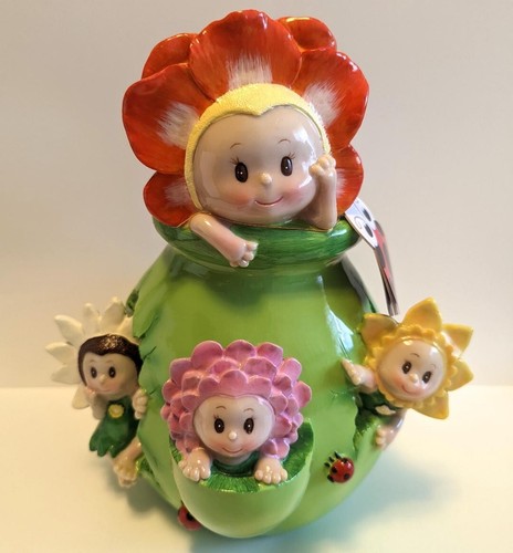 Flower babies green pot jumbo - babies,