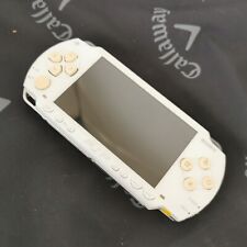 Sony PSP White Console & Game W/ Memory Card - Tested & Working