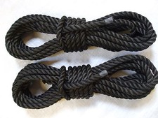 2 X 30FT x 14mm BLACK  MOORING