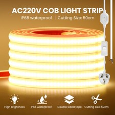 COB LED Strip Lights 220V