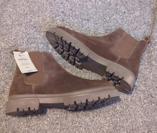 Men brown suede boots - *,