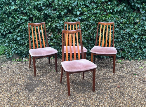 Set mid century teak - of,