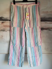 120% Lino Men's bright striped