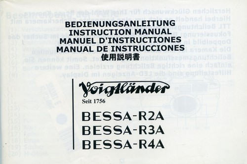 Voightlander bessa r2a r3a - voightlander, bessa-r2a,
