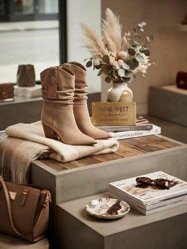 Nine west beige - suede, slouch