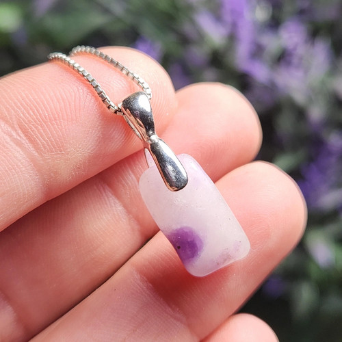 Gel sugilite pendant - gel,