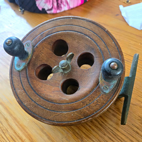 Vintage wooden brass - vintage,