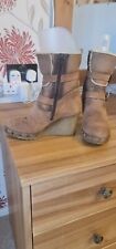 Celtic & Co Brown Suede Ankle Boots, UK Size 5 (38)