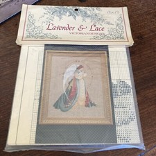 LAVENDER & LACE GUARDIAN ANGEL  Cross Stitch Chart L&L 18 Chart Only