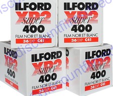 4 x ILFORD XP2 400 35mm 36 exp