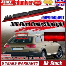 Red Rear High Level Brake Light For Audi A6 C6 Avant Estate 05-11 4F9945097 UK. 