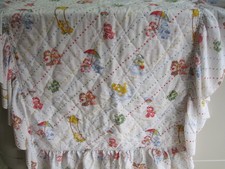 CARE BEARS COT COVER QUILTED