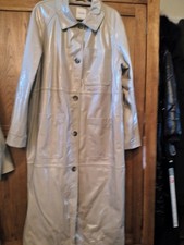 JAEGER LEATHER COAT SIZE 18 BRAND NEW