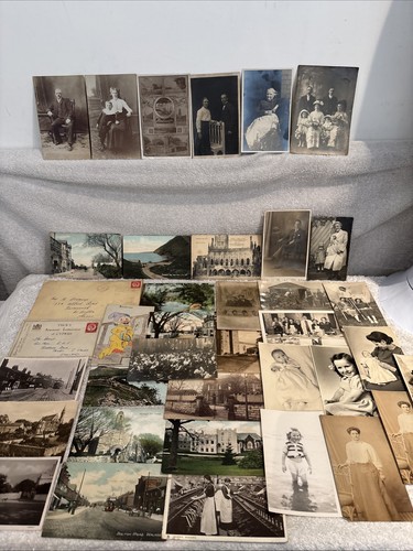 Vintage postcards photos old - postcards,