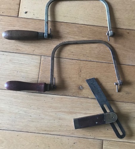 Vintage coping saw fret - 2x,