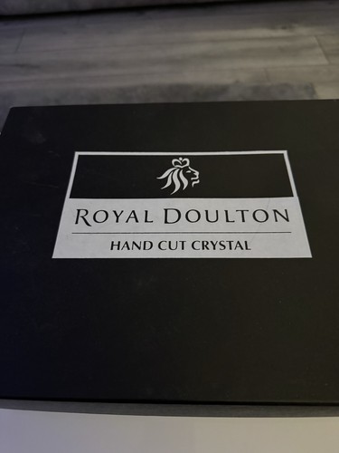 Royal doulton hand cut crystal - royal,