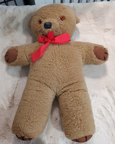 Vintage 1970s plush teddy - teddy, bear