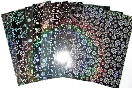 Sheets black silver - a4, &