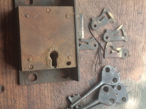 Antique chubb detector lock - antique,