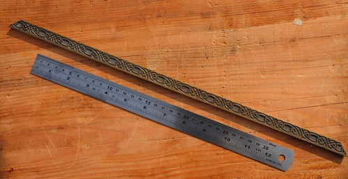Line brass ornament - line,