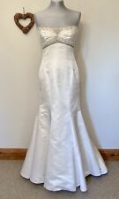 26 ⚪️ Amelie by Alan Hannah  |  Size 10/12  |  Pure Silk Wedding Dress