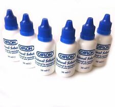 6 x Official Caflon Ear Piercing Pierced Aftercare Natural Solution Bottles 30ml