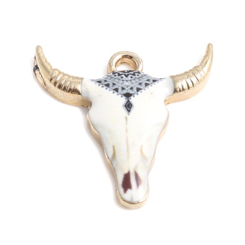 Cow skull shaped gold - cow,