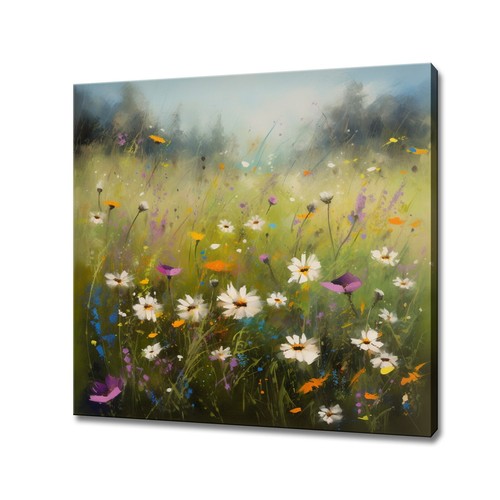 Colourful wild spring - spring, daisy