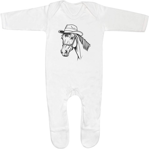 Horse with hat baby - with, romper