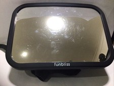 Large Wide Easy View Rear Baby Child Back Seat Mirror Headrest Mount By Funbliss