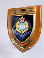 vintage Royal Hong Kong Police Plaque Shield for Wall or Desk top display