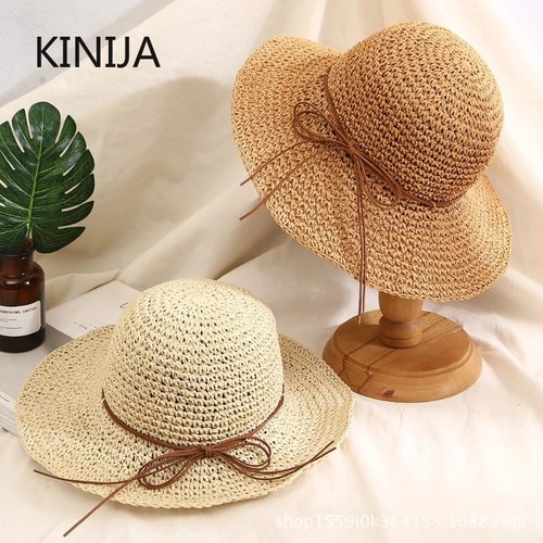 Ladies woven sun cap beach - cap,