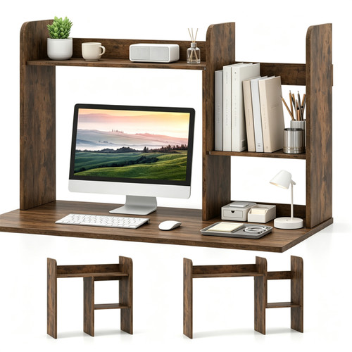 Expandable tabletop bookshelf - tabletop,