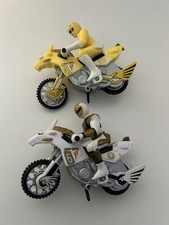 Bandai 1994 Mighty Morphin Power Rangers  Thunder Bike Bundle - White Ranger