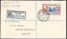 Scarce, Falkland Islands 1938
