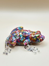 Handcrafted Resin Crystal Frog