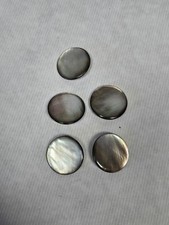 5 Vintage grey mother of pearl